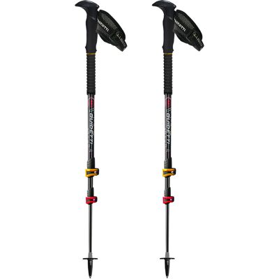 Guidetti - Bastoncini da escursionismo in alluminio - T3 Light Grenat in Alluminio - Nero Guidetti - Bastoncini da escursionismo in alluminio - T3 Light Grenat in Alluminio - Nero