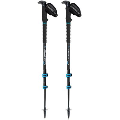 Guidetti - Bastoncini da trekking in carbonio - B Light Saphir Carbone MK3 in Alluminio - Nero Guidetti - Bastoncini da trekking in carbonio - B Light Saphir Carbone MK3 in Alluminio - Nero