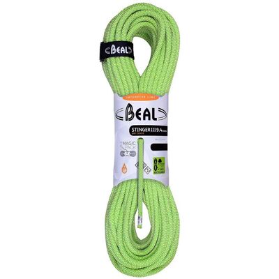 Beal - Corda da arrampicata - Stinger III 9.4mm Anis - Taglia 50 m - Giallo Beal - Corda da arrampicata - Stinger III 9.4mm Anis - Taglia 50 m - Giallo