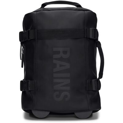Rains - Valigia compatta e robusta da 27 litri - Texel Cabin Bag Mini W3 Black - Nero Rains - Valigia compatta e robusta da 27 litri - Texel Cabin Bag Mini W3 Black - Nero