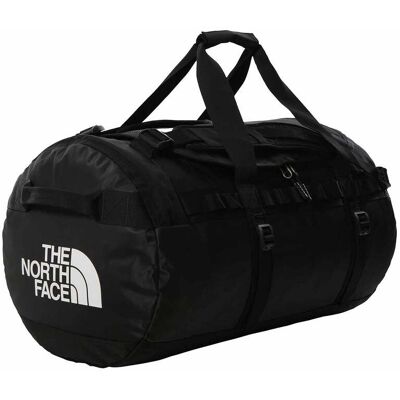 The North Face - Duffel resistente 71L - Base Camp Duffel M TNF Black TNF White in Nylon - Nero The North Face - Duffel resistente 71L - Base Camp Duffel M TNF Black TNF White in Nylon - Nero