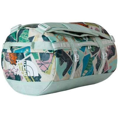 The North Face - Duffel 50 L - Base Camp Duffel S Opal Frost TNF in Poliestere Riciclato - Blu The North Face - Duffel 50 L - Base Camp Duffel S Opal Frost TNF in Poliestere Riciclato - Blu