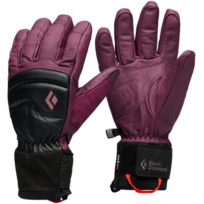 Black Diamond - Guanti caldi e isolanti in PrimaLoft® - W Spark Gloves Dapper Fig in Pelle - Taglia XS - Viola Black Diamond - Guanti caldi e isolanti in PrimaLoft® - W Spark Gloves Dapper Fig in Pelle - Taglia XS - Viola