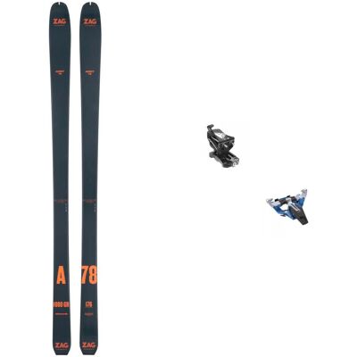 Zag - Sci da scialpinismo - Set Adret 78 2024 in Legno - Blu navy Zag - Sci da scialpinismo - Set Adret 78 2024 in Legno - Blu navy