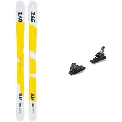 Zag - Sci freeride - Pack Slap 100 White/Yellow 2027 in Titanio - Giallo Zag - Sci freeride - Pack Slap 100 White/Yellow 2027 in Titanio - Giallo