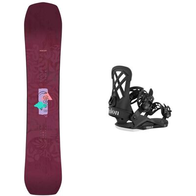 Nidecker - Snowboard all-mountain - Pack Venus Plus 2027 in Legno - Bordeaux Nidecker - Snowboard all-mountain - Pack Venus Plus 2027 in Legno - Bordeaux