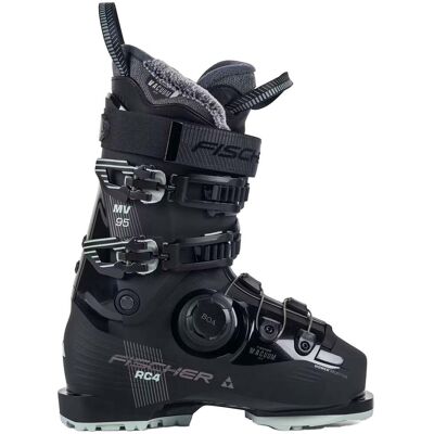 Fischer - Scarponi da sci alpino - RC4 95 MV Boa Vacuum GW - Taglia 40 - Nero Fischer - Scarponi da sci alpino - RC4 95 MV Boa Vacuum GW - Taglia 40 - Nero