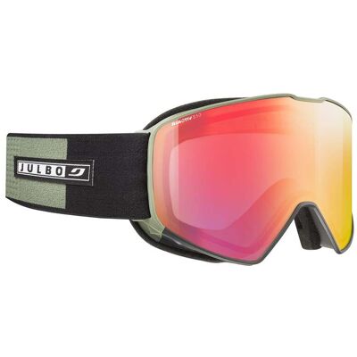 Julbo - Maschera da sci fotocromatica - Cyrius-X Reactiv HC 1-3 Green/Black in Silicone - Verde Julbo - Maschera da sci fotocromatica - Cyrius-X Reactiv HC 1-3 Green/Black in Silicone - Verde