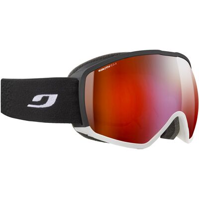 Julbo - Maschera da sci fotocromatica - Hit Reactiv HC 0-4 Black/White in Silicone - Nero Julbo - Maschera da sci fotocromatica - Hit Reactiv HC 0-4 Black/White in Silicone - Nero