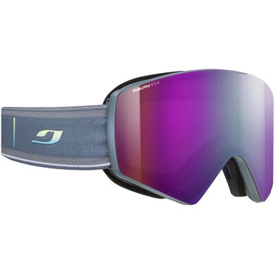 Julbo - Maschera da sci fotocromatica - Razor Edge Reactiv HC 0-4 Dark Blue/Grey in Silicone Julbo - Maschera da sci fotocromatica - Razor Edge Reactiv HC 0-4 Dark Blue/Grey in Silicone