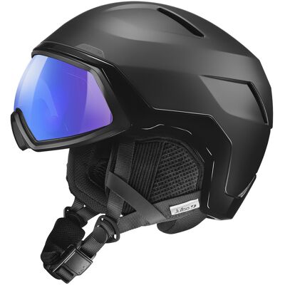 Julbo - Casco da sci/snowboard con visiera - Celest Reactiv HC 1-3 Black - Taglia 60-63 cm - Nero Julbo - Casco da sci/snowboard con visiera - Celest Reactiv HC 1-3 Black - Taglia 60-63 cm - Nero