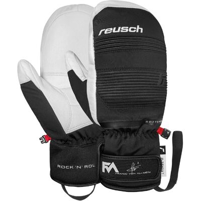 - Moufles de ski calde e impermeabili in Primaloft® - Reusch Franjo Von Allmen R-TEX® XT Mitten Black/White in Pelle - Taglia 9.5 - Bianco - Moufles de ski calde e impermeabili in Primaloft® - Reusch Franjo Von Allmen R-TEX® XT Mitten Black/White in Pelle - Taglia 9.5 - Bianco