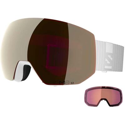 Salomon - Maschera da sci/snowboard - Radium Pro Sigma White - Bianco Salomon - Maschera da sci/snowboard - Radium Pro Sigma White - Bianco