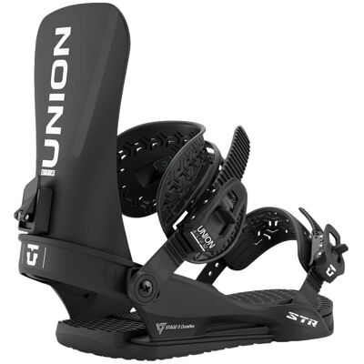 Union - Attacchi da snowboard - STR Black in Alluminio - Taglia 37-40,5 - Nero Union - Attacchi da snowboard - STR Black in Alluminio - Taglia 37-40,5 - Nero