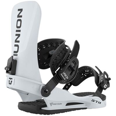 Union - Attacchi da snowboard - STR Grey in Alluminio - Taglia 43,5-46 - Grigio Union - Attacchi da snowboard - STR Grey in Alluminio - Taglia 43,5-46 - Grigio