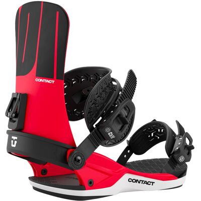 Union - Attacchi da snowboard - Contact Red in Alluminio - Taglia 41-43 - rosso Union - Attacchi da snowboard - Contact Red in Alluminio - Taglia 41-43 - rosso