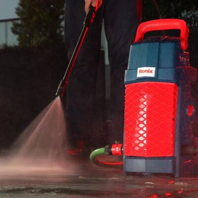 Ronix Idropulitrice universale ad alta pressione 100 bar 1400w Ronix Idropulitrice universale ad alta pressione 100 bar 1400w