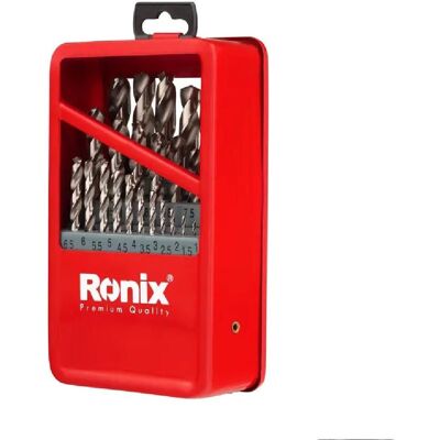 Ronix Punte per trapano in metallo, conf. 25pz, hss 1-13mm Ronix Punte per trapano in metallo, conf. 25pz, hss 1-13mm