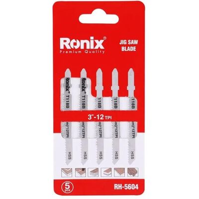 Ronix Lama per seghetto alternativo t118b conf.5pz Ronix Lama per seghetto alternativo t118b conf.5pz