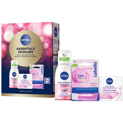 NIVEA Essentials Skincare Kit cofanetto regalo donna, Set regalo donna NIVEA Essentials Skincare Kit cofanetto regalo donna, Set regalo donna