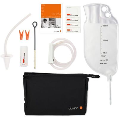 Dansac Set Irrigazione Completo Per Sacche Di Scarico Adesive Con Barriera Pr Dansac Set Irrigazione Completo Per Sacche Di Scarico Adesive Con Barriera Pr