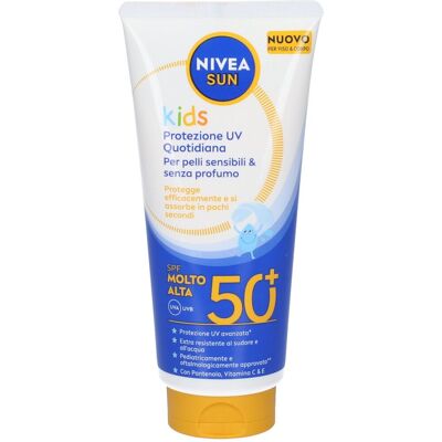 Nivea Sun Kids Crema Solare Daily UV Protect SPF 50+ 100 ml Crema sola Nivea Sun Kids Crema Solare Daily UV Protect SPF 50+ 100 ml Crema sola