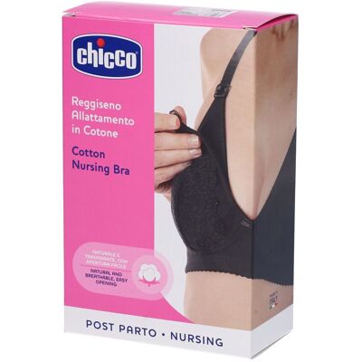 Chicco Reggiseno Allattamento in Cotone Colore Nero Taglia 4C 1 pz Alt Chicco Reggiseno Allattamento in Cotone Colore Nero Taglia 4C 1 pz Alt