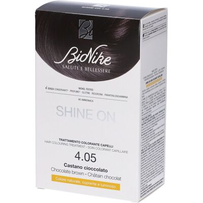 BIONIKE Shine On Trattamento Colorante Capelli - Castano Cioccolato 4.05 BIONIKE Shine On Trattamento Colorante Capelli - Castano Cioccolato 4.05