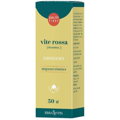 Erba Vita Gemmoderivato Vite Rossa 50 ml Soluzione orale Erba Vita Gemmoderivato Vite Rossa 50 ml Soluzione orale