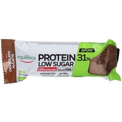 Equilibra® Barretta Protein Low Sugar Cioccolato al Latte - Risparmia Equilibra® Barretta Protein Low Sugar Cioccolato al Latte - Risparmia