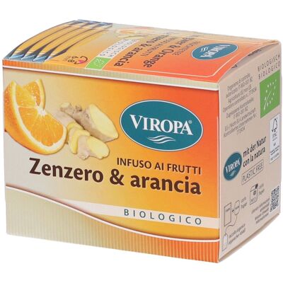 Viropa Infuso Zenzero&Arancia Biologico Filtri 90 g Bustine filtro Viropa Infuso Zenzero&Arancia Biologico Filtri 90 g Bustine filtro