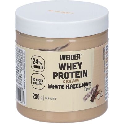 WEIDER - Whey Protein Cream - Cioccolato Bianco e Nocciola - 250g - Crema proteica WEIDER - Whey Protein Cream - Cioccolato Bianco e Nocciola - 250g - Crema proteica
