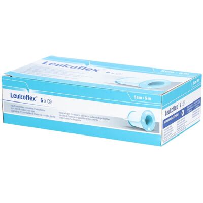 BSN Medical Leukoflex® 5 cm x 5 m 6 pz Cerotto BSN Medical Leukoflex® 5 cm x 5 m 6 pz Cerotto