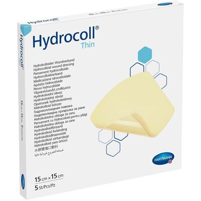 Hartmann Hydrocoll® thin Verband 15x15cm 5 pz Compresse Hartmann Hydrocoll® thin Verband 15x15cm 5 pz Compresse