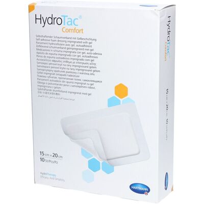 Hartmann HydroTac® comfort Schaumverband 15 x 20 cm 10 pz Fasciatura Hartmann HydroTac® comfort Schaumverband 15 x 20 cm 10 pz Fasciatura