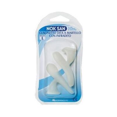 Nok San Modello M Cuscinetto in Gel - Martello e Infradito - Comfort e Supporto Nok San Modello M Cuscinetto in Gel - Martello e Infradito - Comfort e Supporto