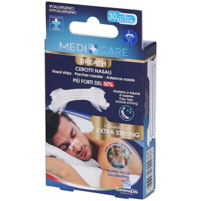 Medicare Breath Cerotti Nasali Extra Strong 5,6 x 1,8 cm 30 Pezzi 30 p Medicare Breath Cerotti Nasali Extra Strong 5,6 x 1,8 cm 30 Pezzi 30 p