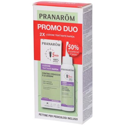 Pranarom Lozione Trattante Rapida Contro Pidocchi E Lendini Promo Duo Pranarom Lozione Trattante Rapida Contro Pidocchi E Lendini Promo Duo