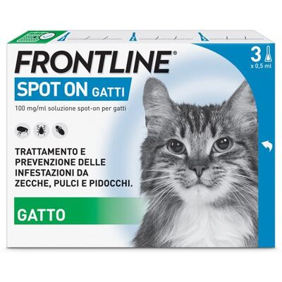 FRONTLINE Gatto - Antiparassitario 3 Pipette - Spot-On FRONTLINE Gatto - Antiparassitario 3 Pipette - Spot-On
