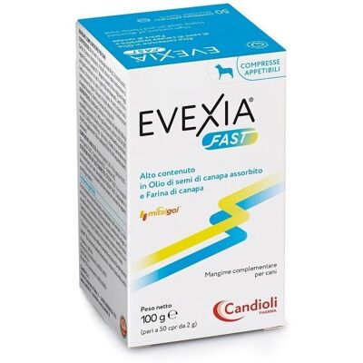 Candioli Evexia Fast Integratore per Cani e Gatti - con Olio di Canapa Candioli Evexia Fast Integratore per Cani e Gatti - con Olio di Canapa