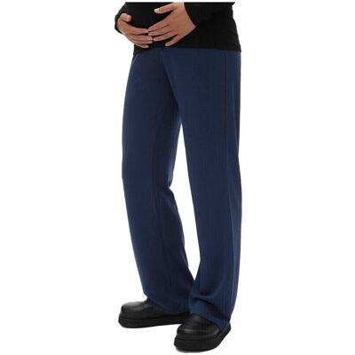 Mamalicious Pantaloni Wide Blu EU XS Mamalicious Pantaloni Wide Blu EU XS