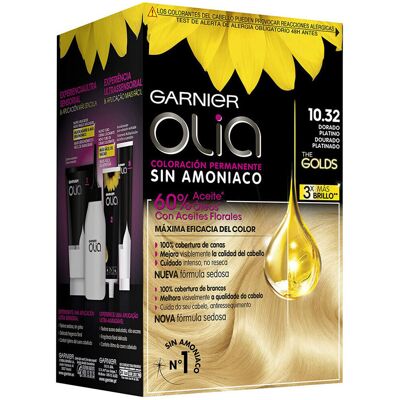 Garnier Olia Colore Permanente - Oro Platino - Senza Ammoniaca, Oli Naturali Garnier Olia Colore Permanente - Oro Platino - Senza Ammoniaca, Oli Naturali