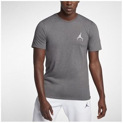 T-shirt Grey Air Jordan Jumpman - Sportivo, Casual, Iconico T-shirt Grey Air Jordan Jumpman - Sportivo, Casual, Iconico
