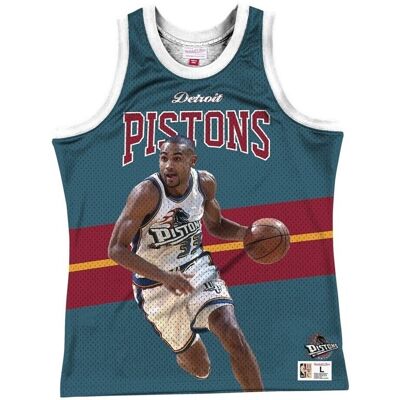 Mitchell & Ness Grant Hill Pallacanestro Turchese - Tutto l'anno Mitchell & Ness Grant Hill Pallacanestro Turchese - Tutto l'anno