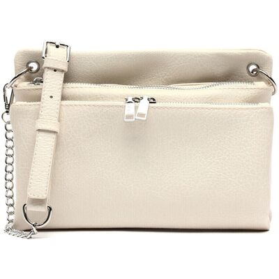 Misako Borsa a tracolla Borsa a tracolla piccola Beige Unica Misako Borsa a tracolla Borsa a tracolla piccola Beige Unica