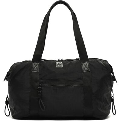 Misako Borsette Borsa nire weekend in nylon ed. Nero Unica Misako Borsette Borsa nire weekend in nylon ed. Nero Unica