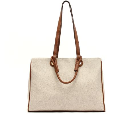 Misako Borse bisacce Corven borsa shopper grande Beige Unica Misako Borse bisacce Corven borsa shopper grande Beige Unica