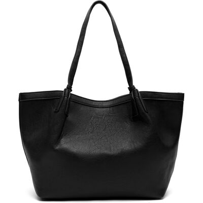 Misako Borsette Borsa shopper grande folnu Nero Unica Misako Borsette Borsa shopper grande folnu Nero Unica