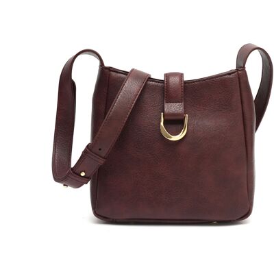 Misako Borsa a tracolla Borsa a tracolla piccola largui Bordeaux Unica Misako Borsa a tracolla Borsa a tracolla piccola largui Bordeaux Unica