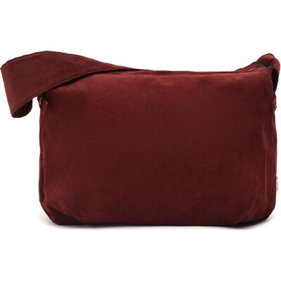 Misako Borsa a tracolla Borsa a spalla grande coroy effetto Bordeaux Unica Misako Borsa a tracolla Borsa a spalla grande coroy effetto Bordeaux Unica